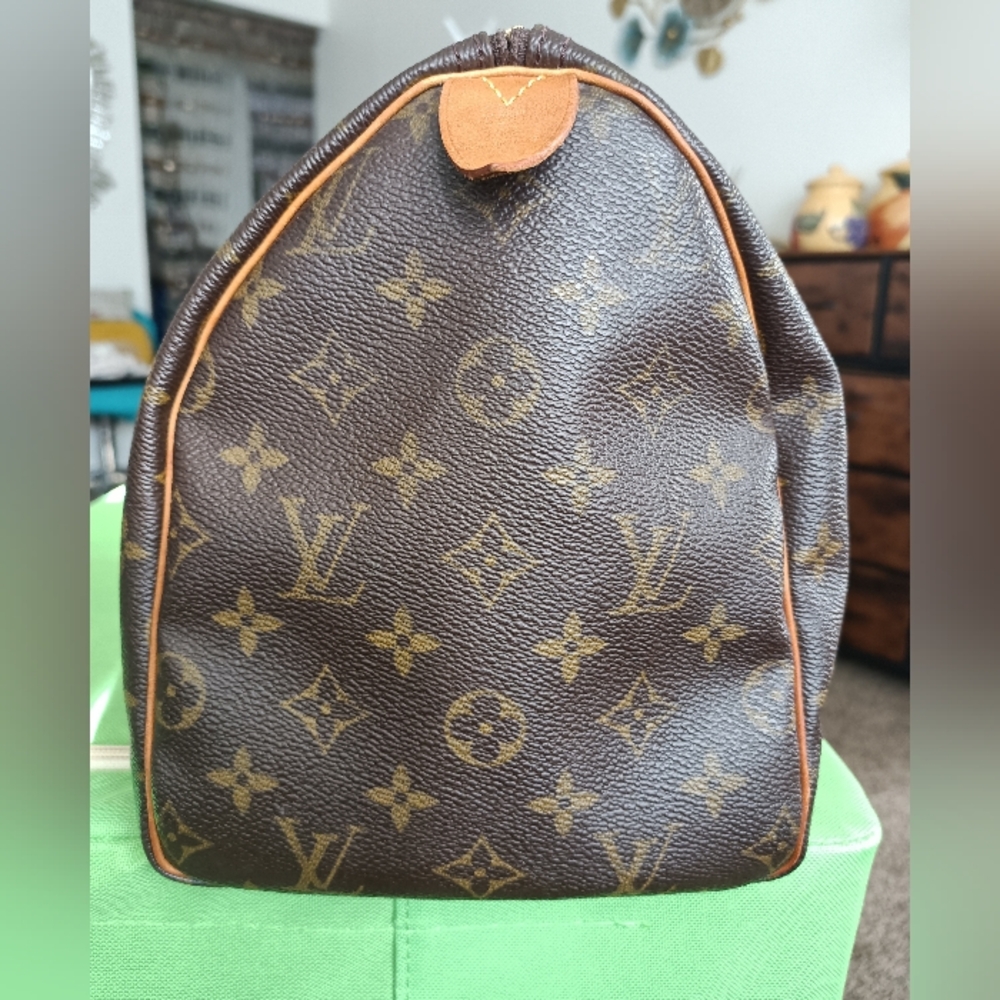 Chic đź’– Authentic LV Speedy 30 Brown Monogram Coated Canvas Classic Bag, EUC - Picture 16 of 16